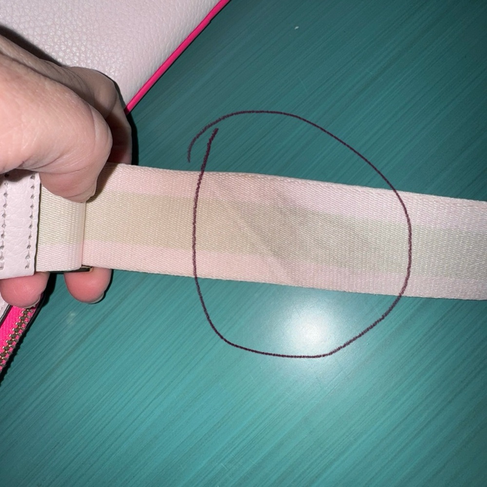 Kate Spade Light Pink Crossbody Bag with Neon Accents - Picture 10 of 11